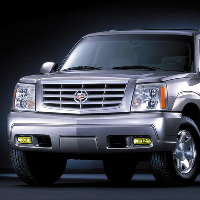 D-Motoring - Fog Lights - W / Switch - Amber Lens - Plug-n-Play - Pair - 02-06 Cadillac Escalade - 5