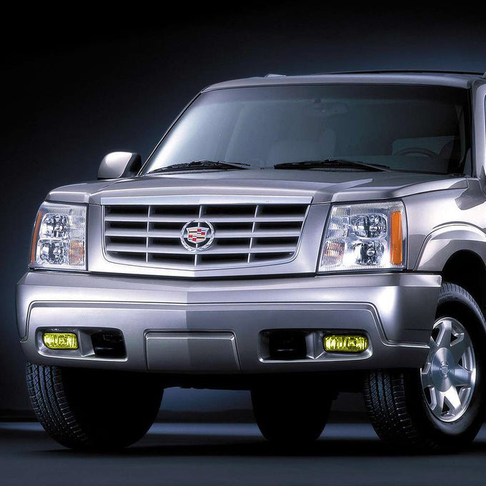 D-Motoring - Fog Lights - W / Switch - Amber Lens - Plug-n-Play - Pair - 02-06 Cadillac Escalade - 5