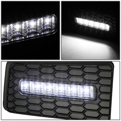 D-Motoring - Fog Lights - High Power LED - W / Switch - Clear Lens - Plug-n-Play - Pair - Cadillac Escalade / Chevrolet Avalanche / Silverado 1500 / 2500HD / 3500HD / GMC Yukon - 2