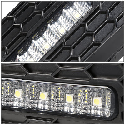 D-Motoring - Fog Lights - High Power LED - W / Switch - Clear Lens - Plug-n-Play - Pair - Cadillac Escalade / Chevrolet Avalanche / Silverado 1500 / 2500HD / 3500HD / GMC Yukon - 3