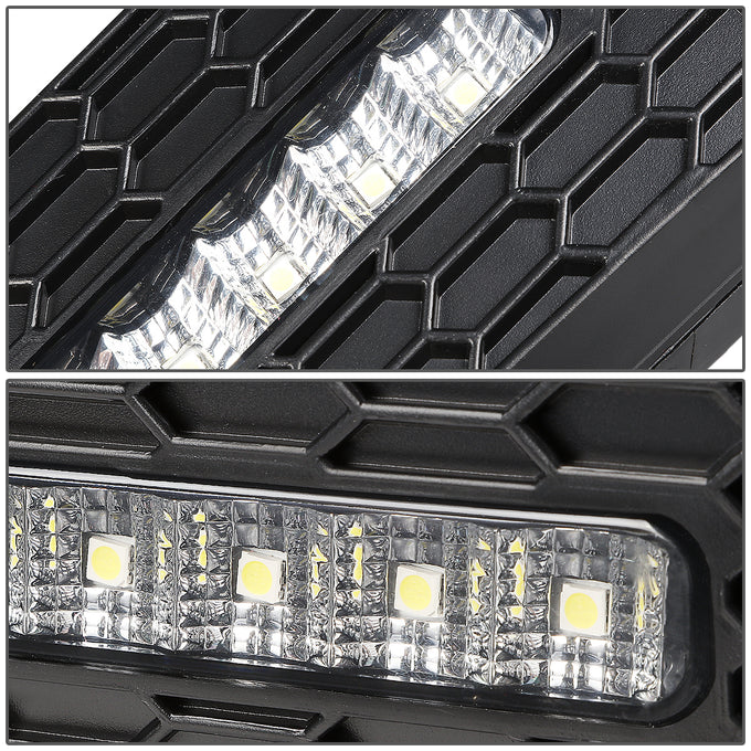 D-Motoring - Fog Lights - High Power LED - W / Switch - Clear Lens - Plug-n-Play - Pair - Cadillac Escalade / Chevrolet Avalanche / Silverado 1500 / 2500HD / 3500HD / GMC Yukon - 3