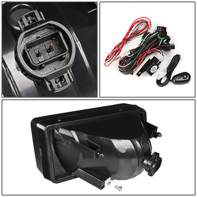 D-Motoring - Fog Lights - High Power LED - W / Switch - Clear Lens - Plug-n-Play - Pair - Cadillac Escalade / Chevrolet Avalanche / Silverado 1500 / 2500HD / 3500HD / GMC Yukon - 4