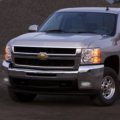 D-Motoring - Fog Lights - High Power LED - W / Switch - Clear Lens - Plug-n-Play - Pair - Cadillac Escalade / Chevrolet Avalanche / Silverado 1500 / 2500HD / 3500HD / GMC Yukon - 5