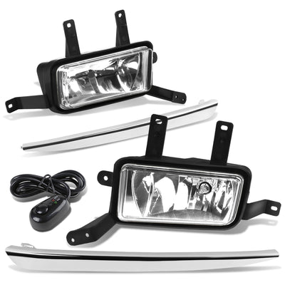 D-Motoring - Fog Lights - W / Switch - Clear Lens - Plug-n-Play - Pair - Chevy Tahoe / Suburban - 1