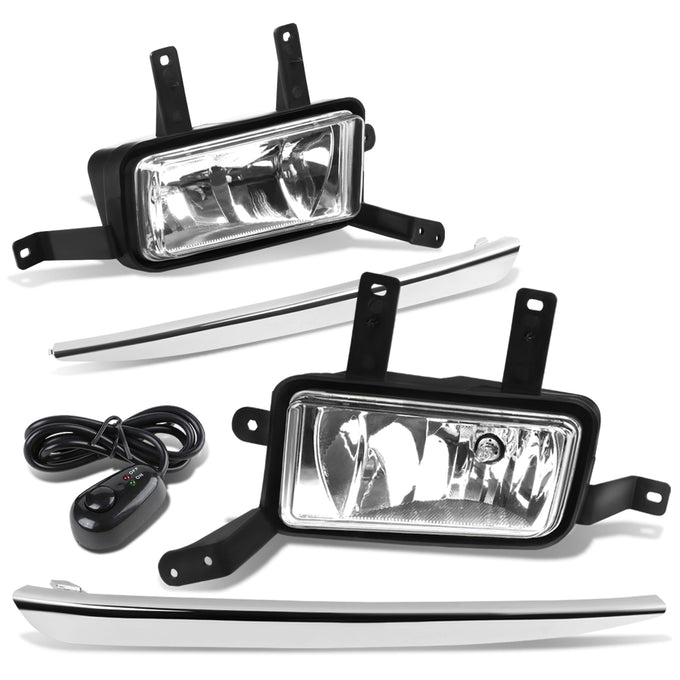 D-Motoring - Fog Lights - W / Switch - Clear Lens - Plug-n-Play - Pair - Chevy Tahoe / Suburban - 1