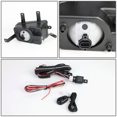 D-Motoring - Fog Lights - W / Switch - Clear Lens - Plug-n-Play - Pair - Chevy Tahoe / Suburban - 4