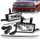 Factory Style Fog Lights w/ Switch + Wiring Harness <br>15-20 Chevy Tahoe Suburban