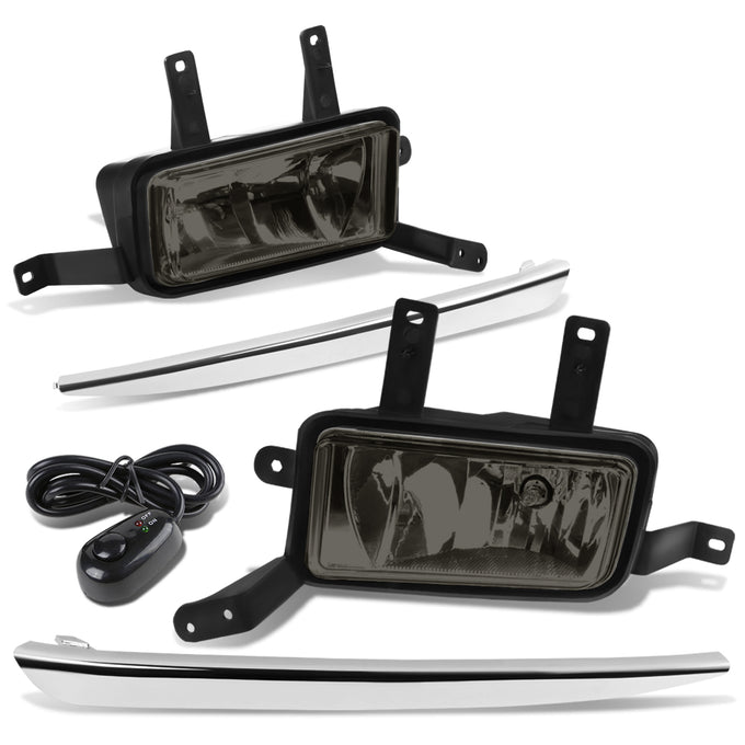 D-Motoring - Fog Lights - W / Switch - Smoked Lens - Plug-n-Play - Pair - Chevy Tahoe / Suburban - 1