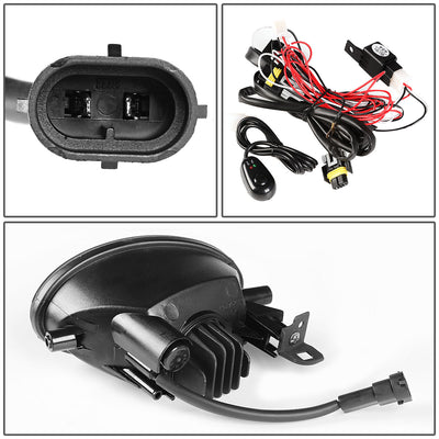D-Motoring - Fog Lights - LED - W / Switch - Clear Lens - Plug-n-Play - Pair - Honda Civic / Accord / Odyssey / Fit - 4
