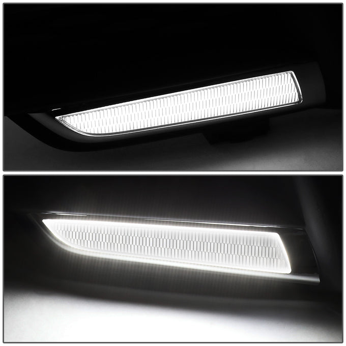D-Motoring - Fog Lights - LED DRL - Clear Lens - Plug-n-Play - Pair - 16-17 Honda Civic Sedan / Coupe - 3