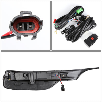 D-Motoring - Fog Lights - HI-Power LED - W / Switch - Clear Lens - Plug-n-Play - Pair - 16-17 Honda Accord - 6