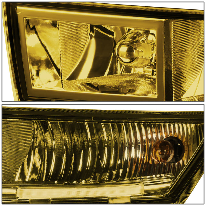 D-Motoring - Fog Lights - Built-In LED DRL - Amber Lens - Plug-n-Play - Pair - Cadillac Escalade ESV / Escalade EXT - 3