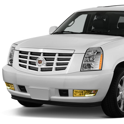 D-Motoring - Fog Lights - Built-In LED DRL - Amber Lens - Plug-n-Play - Pair - Cadillac Escalade ESV / Escalade EXT - 5
