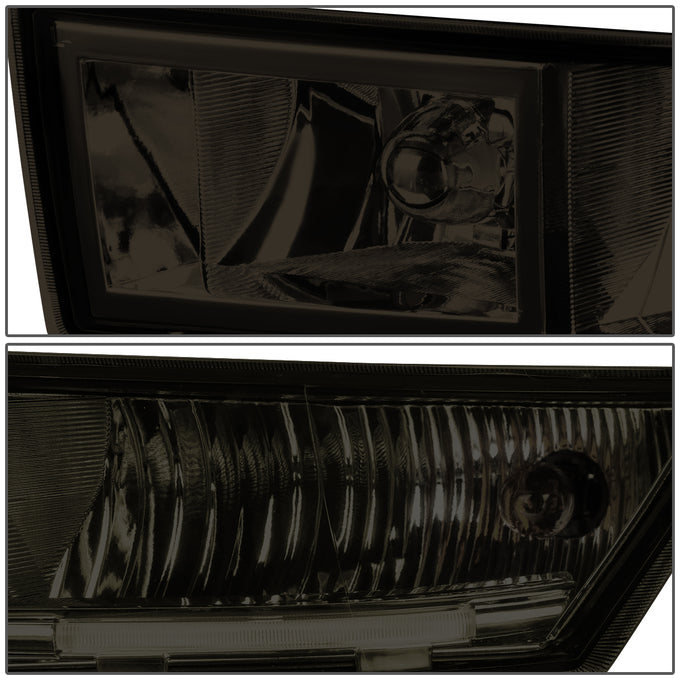 D-Motoring - Fog Lights - Built-In LED DRL - Smoked Lens - Plug-n-Play - Pair - Cadillac Escalade ESV / Escalade EXT - 3