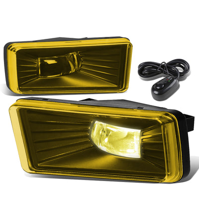 D-Motoring - Fog Lights - HI-Power LED - W / Switch - Amber Lens - Plug-n-Play - Pair - Cadillac Escalade / Chevrolet Avalanche / Silverado 1500 / 2500HD / 3500HD / GMC Yukon - 1