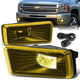 LED Fog Lights w/ Switch + Wiring Harness <br>07-15 Chevy Silverado GMC Sierra 1500