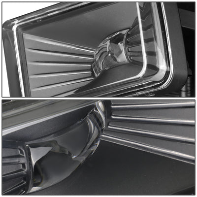 D-Motoring - Fog Lights - HI-Power LED - W / Switch - Clear Lens - Plug-n-Play - Pair - Cadillac Escalade / Chevrolet Avalanche / Silverado 1500 / 2500HD / 3500HD / GMC Yukon - 3