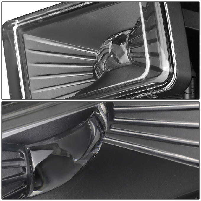D-Motoring - Fog Lights - HI-Power LED - W / Switch - Clear Lens - Plug-n-Play - Pair - Cadillac Escalade / Chevrolet Avalanche / Silverado 1500 / 2500HD / 3500HD / GMC Yukon - 3