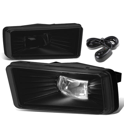 High-Power LED Fog Light Kit For 2007-2015 Chevy Silverado & GMC Sierra - Clear Lens With Switch