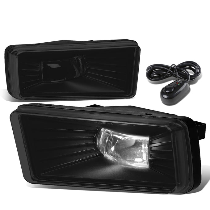 D-Motoring - Fog Lights - HI-Power LED - W / Switch - Smoked Lens - Plug-n-Play - Pair - Cadillac Escalade / Chevrolet Avalanche / Silverado 1500 / 2500HD / 3500HD / GMC Yukon - 1