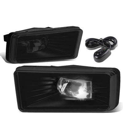D-Motoring - Fog Lights - HI-Power LED - W / Switch - Smoked Lens - Plug-n-Play - Pair - Cadillac Escalade / Chevrolet Avalanche / Silverado 1500 / 2500HD / 3500HD / GMC Yukon - 4