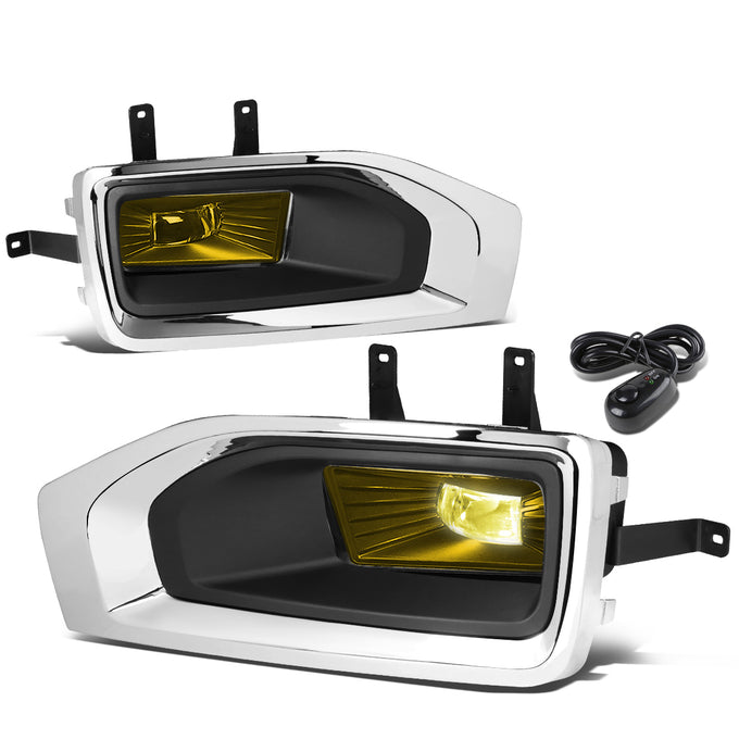 D-Motoring - Fog Lights - HI-Power LED - W / Switch - Amber Lens - Plug-n-Play - Pair - 15-18 GMC Yukon & Yukon XL - 1
