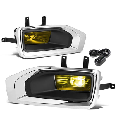 D-Motoring - Fog Lights - HI-Power LED - W / Switch - Amber Lens - Plug-n-Play - Pair - 15-18 GMC Yukon & Yukon XL - 4