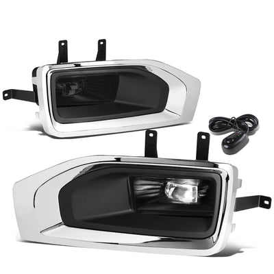 D-Motoring - Fog Lights - HI-Power LED - W / Switch - Smoked Lens - Plug-n-Play - Pair - 15-18 GMC Yukon & Yukon XL - 4