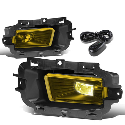 D-Motoring - Fog Lights - HI-Power LED - W / Switch - Amber Lens - Plug-n-Play - Pair - 14-15 Chevy Silverado 1500 - 1