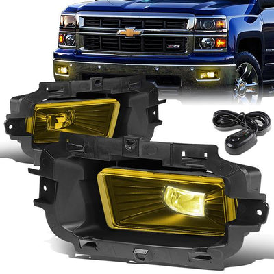 LED Fog Lights w/ Switch + Wiring Harness <br>14-15 Chevy Silverado 1500