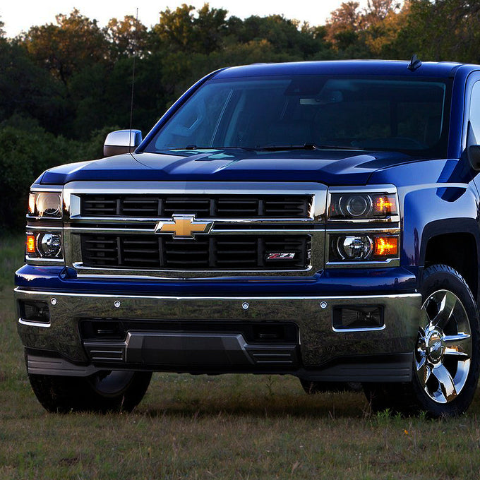 D-Motoring - Fog Lights - HI-Power LED - W / Switch - Smoked Lens - Plug-n-Play - Pair - 14-15 Chevy Silverado 1500 - 7