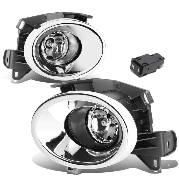 D-Motoring - Fog Lights - W / Switch - Clear Lens - Plug-n-Play - Pair - 13-16 Nissan Pathfinder - 1