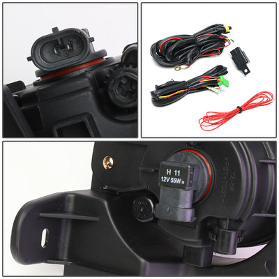 D-Motoring - Fog Lights - W / Switch - Clear Lens - Plug-n-Play - Pair - 13-16 Nissan Pathfinder - 5