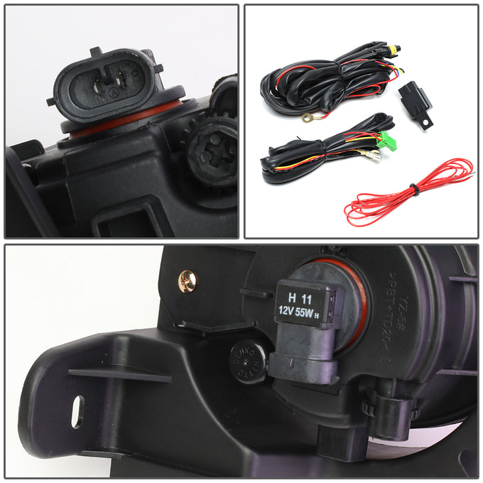 D-Motoring - Fog Lights - W / Switch - Clear Lens - Plug-n-Play - Pair - 13-16 Nissan Pathfinder - 5