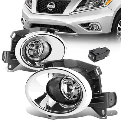 Factory Style Fog Lights w/ Switch + Wiring Harness <br>13-16 Nissan Pathfinder