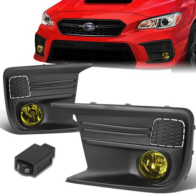 Factory Style Fog Lights w/ Switch + Wiring Harness <br>18-19 Subaru WRX