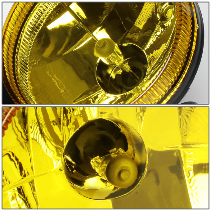 D-Motoring - 94-98 Dodge Ram 1500 2500 3500 Fog Lights - Amber Lens - Plug-n-Play - Pair - 4