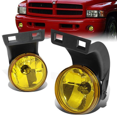 Factory Style Fog Lights w/ Bulbs <br>94-98 Dodge Ram 1500 2500 3500