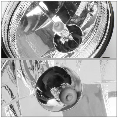 D-Motoring - 94-98 Dodge Ram 1500 2500 3500 Fog Lights - Clear Lens - Plug-n-Play - Pair - 4