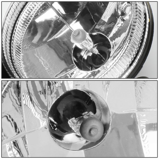 D-Motoring - 94-98 Dodge Ram 1500 2500 3500 Fog Lights - Clear Lens - Plug-n-Play - Pair - 4