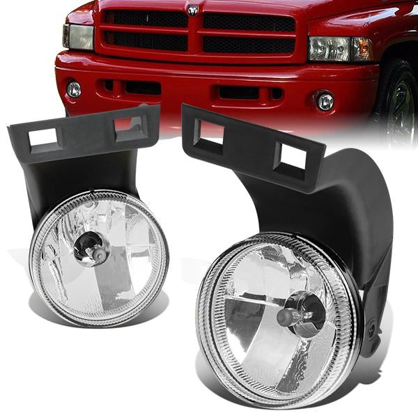 Factory Style Fog Lights w/ Bulbs <br>94-98 Dodge Ram 1500 2500 3500