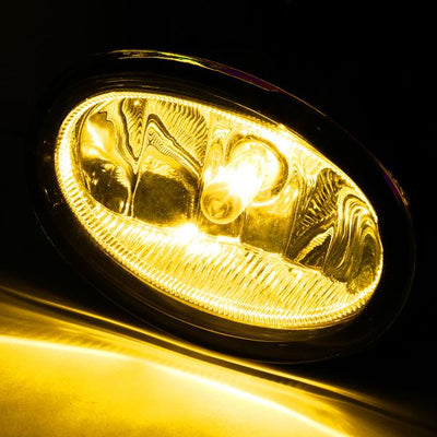 D-Motoring - 17-18 Honda CR-VFog Lights - W/Chrome Trim Bezel+Switch Amber - Amber Lens - Pair - Plug-n-Play - 3