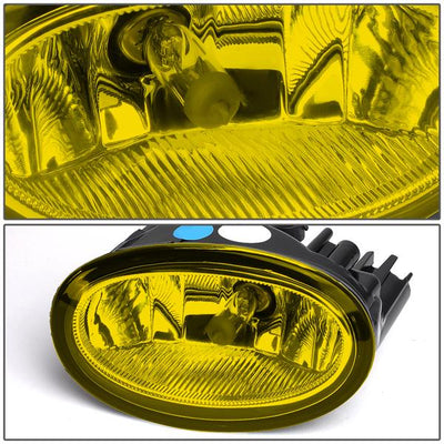 D-Motoring - 17-18 Honda CR-VFog Lights - W/Chrome Trim Bezel+Switch Amber - Amber Lens - Pair - Plug-n-Play - 4