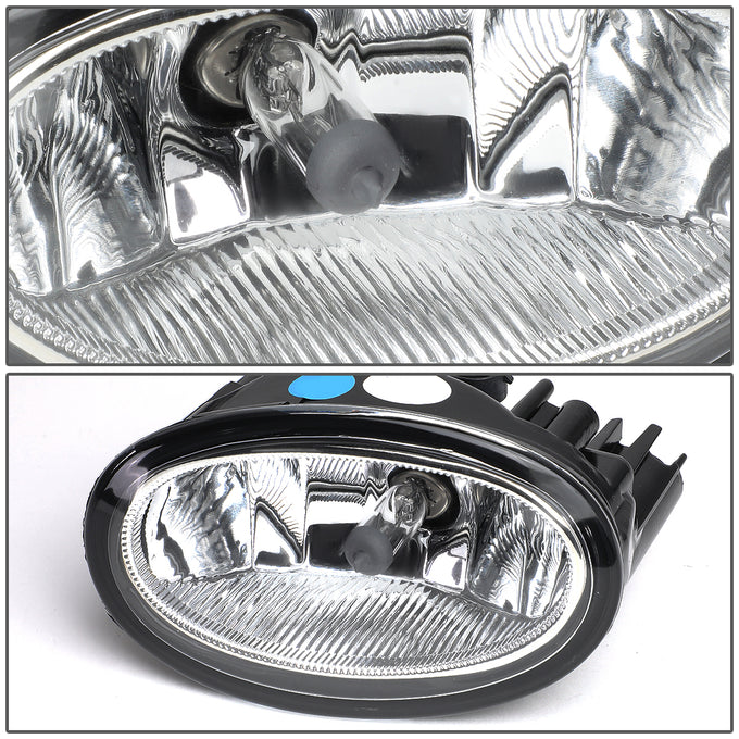 D-Motoring - 17-18 Honda CR-VFog Lights - Clear Lens - Plug-n-Play - Pair - 4