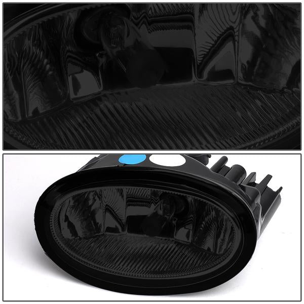 D-Motoring - 17-18 Honda CR-VFog Lights - W/Chrome Trim Bezel+Switch Smoked - Smoked Lens - Pair - Plug-n-Play - 4
