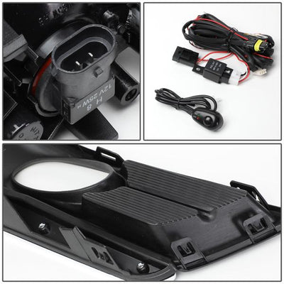 D-Motoring - 17-18 Honda CR-VFog Lights - W/Chrome Trim Bezel+Switch Smoked - Smoked Lens - Pair - Plug-n-Play - 6
