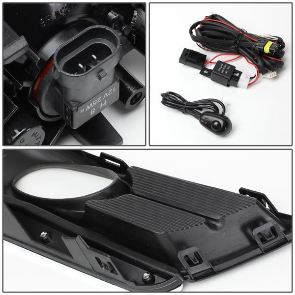 D-Motoring - 17-18 Honda CR-VFog Lights - W/Chrome Trim Bezel+Switch Smoked - Smoked Lens - Pair - Plug-n-Play - 6