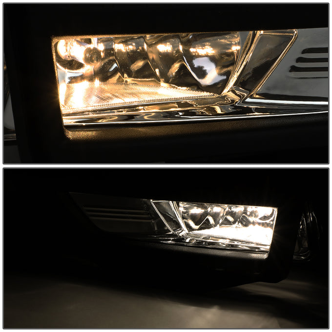 D-Motoring - 17-18 Nissan RogueFog Lights - W/Switch+Bezel Cover - Smoked Lens - Pair - Plug-n-Play - 3