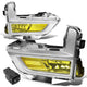 D-Motoring - 17-18 Nissan RogueFog Lights - W/Switch+Silver Cover - Amber Lens - Pair - Plug-n-Play - 1