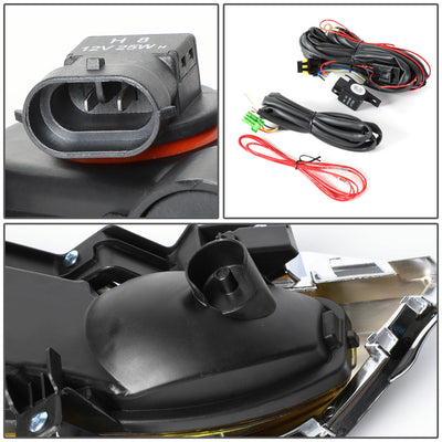 D-Motoring - 17-18 Nissan RogueFog Lights - W/Switch+Silver Cover - Amber Lens - Pair - Plug-n-Play - 5